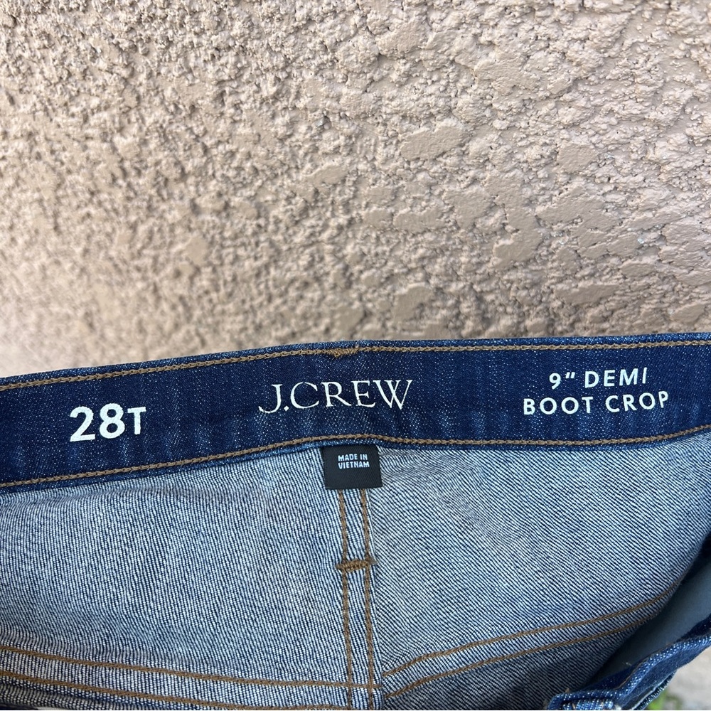 J.Crew 9" Demi Bootcut Jeans Women’s Size‎ 28 Tall - Picture 6 of 11